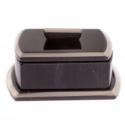 Шкатулка из черного обсидиана "Оригинал" 14,5х11,5х6,5 см