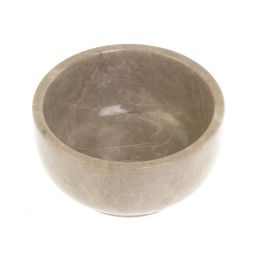 Пиала из бежевого мрамора 260 мл 10,5х10,5х5,5 см