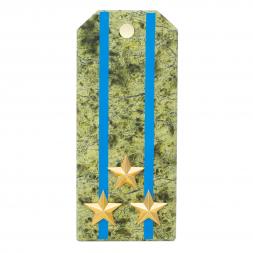 Сувенирный магнит "Погон Полковник ВВС, ВКС, ВДВ" камень змеевик