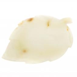 Тарелка "Лист" из оникса 22,5х15,5х1,5 см (7)