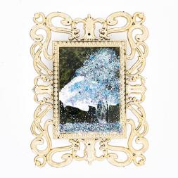 Магнит с рисунком "Багет" камень змеевик