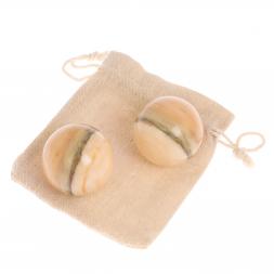 Шары для массажа 4 см газганский мрамор 2 шт