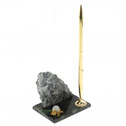 Подставка под ручку "Скала" магнезит змеевик