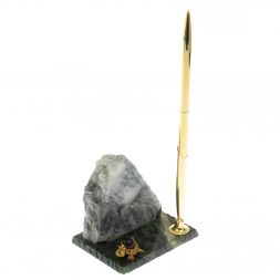 Подставка под ручку "Скала" магнезит змеевик