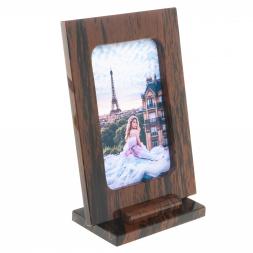 Рамка для фото 10х15 см коричневый обсидиан