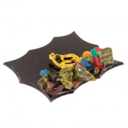 Магнит "Ящерица" змеевик круглая