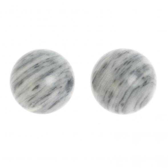 Шары для массажа из серого мрамора 4,5 см 2 шт 126917