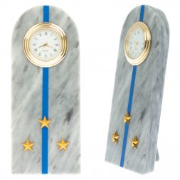 Часы-погон "Старший лейтенант МЮ" камень мрамор