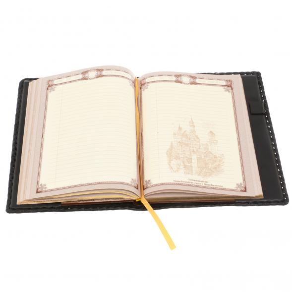 Ежедневник &amp;quot;Георгий Победоносец&amp;quot; А5 обложка из черной кожи Златоуст 129780