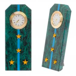 Часы &amp;quot;Погон  капитан ВВС, ВКС, ВДВ&amp;quot; камень змеевик