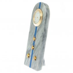 Часы-погон "Капитан МЮ " камень мрамор