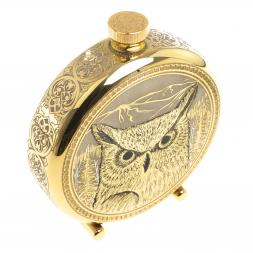 Фляжка с гравюрой "Филин" Златоуст
