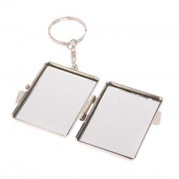 Складное зеркало брелок актинолит прямоугольное