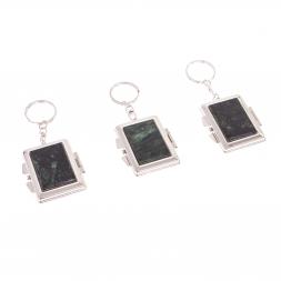 Складное зеркало брелок актинолит прямоугольное