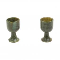 Рюмка на ножке из нефрита 20 мл 4х6,5 см