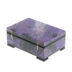 Шкатулка из чароита 10х7х4 см