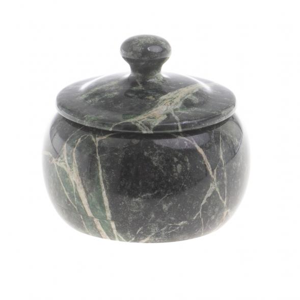 Сахарница камень змеевик 9х8 см 113763