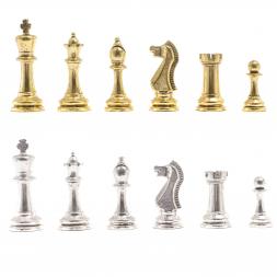 Шахматы турнирные "Стаунтон" доска 40х40 см мрамор