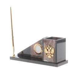 Письменный мини-набор "Горка" камень яшма