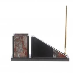 Письменный мини-набор "Горка" камень яшма