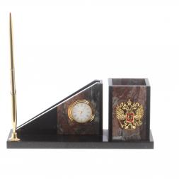 Письменный мини-набор "Горка" камень яшма