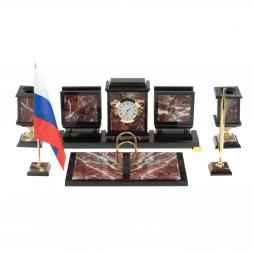 Письменный прибор из креноида на бронзовых ножках