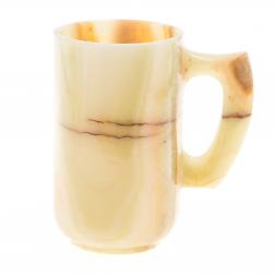 Пивная кружка из оникса 8,8х14,5 см 550 мл (4х6)