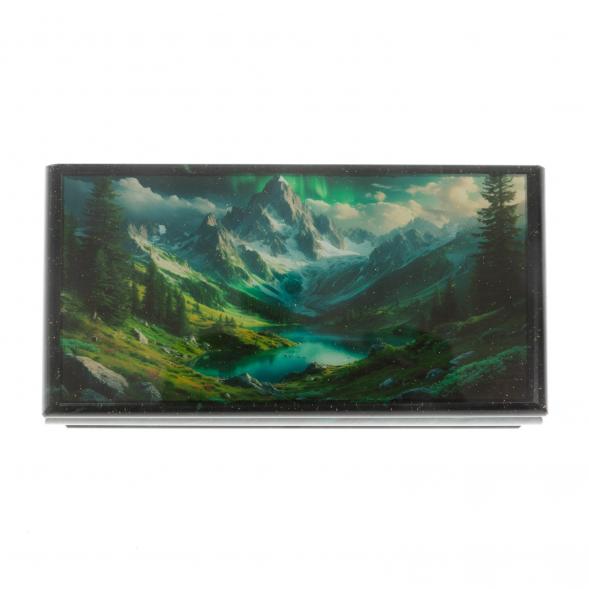 Шкатулка &amp;quot;Горный пейзаж&amp;quot; из змеевика 16х8х7,5 см 130160