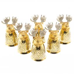 Стопки перевертыши "Лось" набор 6 шт Златоуст