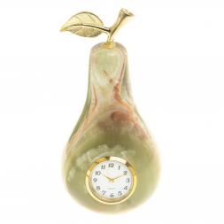 Часы "Груша" из оникса 7,5х14,5 см (3х5) повтор 121813
