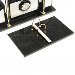 Письменный набор "Стенка" камень мрамор