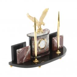 Письменный набор "Горный орел" бронза креноид