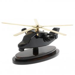 Сувенир "Вертолет МИ - 24" из обсидиана