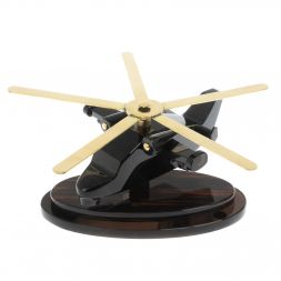 Сувенир "Вертолет МИ - 24" из обсидиана