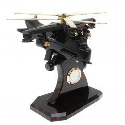 Сувенир "Вертолет аллигатор КА - 52" из обсидиана