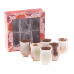 Стопки для виски 60 мл набор 6 шт камень оникс 5,2х7 см в коробке (2х3)