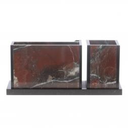 Письменный мини-набор "Кремлевский" камень яшма