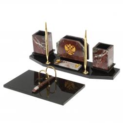 Настольный набор "Герб России" из креноида