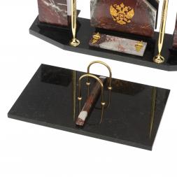 Настольный набор "Герб России" из креноида