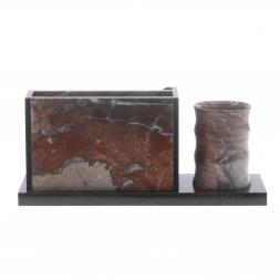 Письменный мини-набор камень яшма