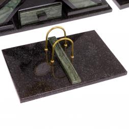 Настольный набор из офиокальцита "Орел"