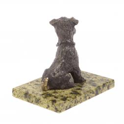 Статуэтка из бронзы &amp;quot;Ризеншнауцер&amp;quot; из бронзы