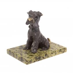 Статуэтка из бронзы &amp;quot;Ризеншнауцер&amp;quot; из бронзы