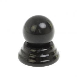 Шар 4 см на подставке из черного змеевика 5х5 см