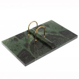 Подставка под перекидной календарь из змеевика