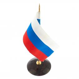 Флагшток круглый из обсидиана 8,3х8,3х27,7 см