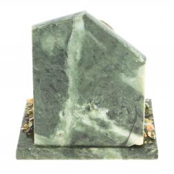 Часы "Мишка в лесу сидящий" змеевик