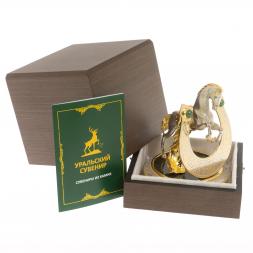 Сувенир "Подкова на счастье" нефрит Златоуст