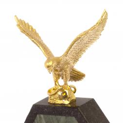 Настольный набор "Орел" камень офиокальцит