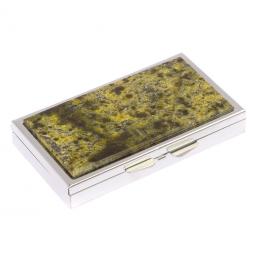 Таблетница на 7 отделений камень змеевик